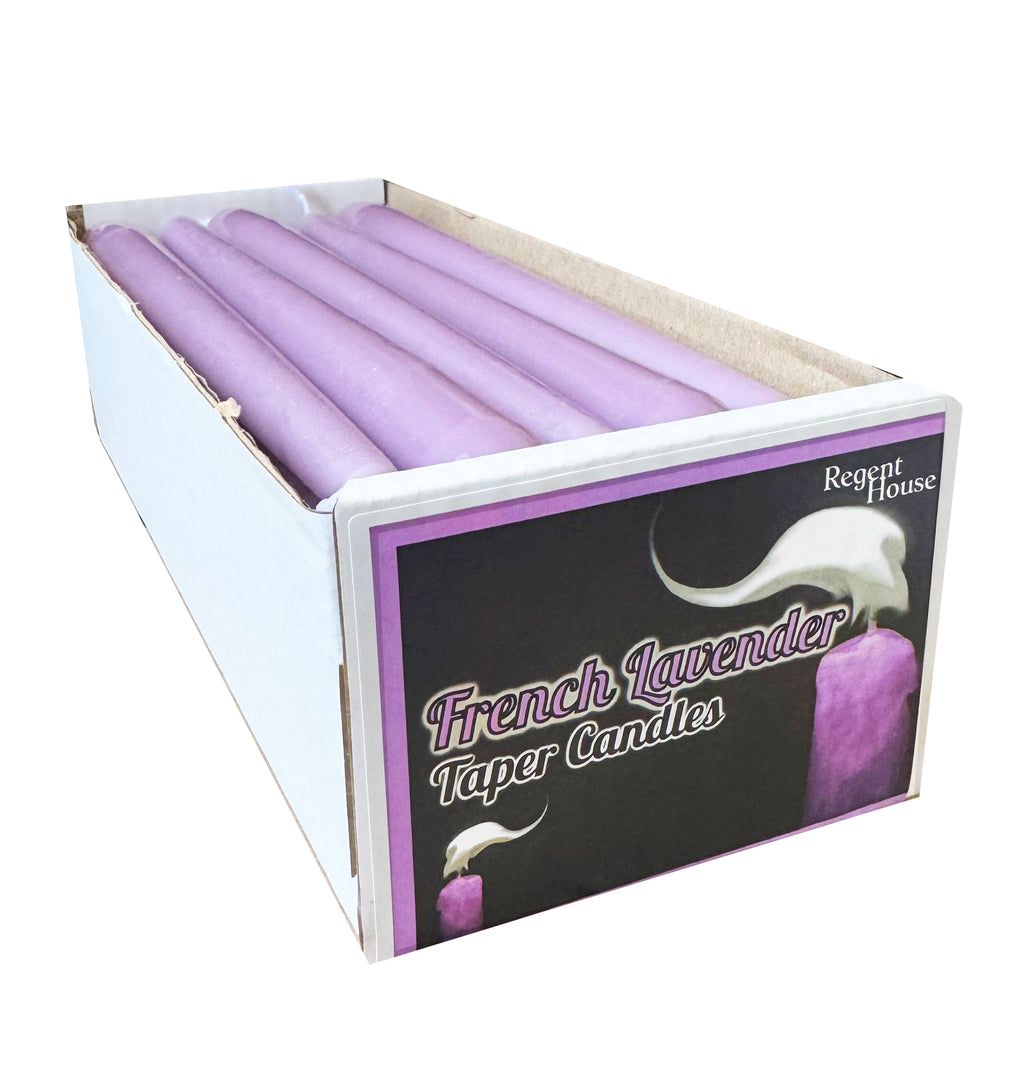 French Lavender Taper Candles