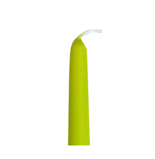 Lime Green Taper Candles