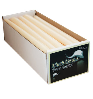Blush Cream Taper Candles