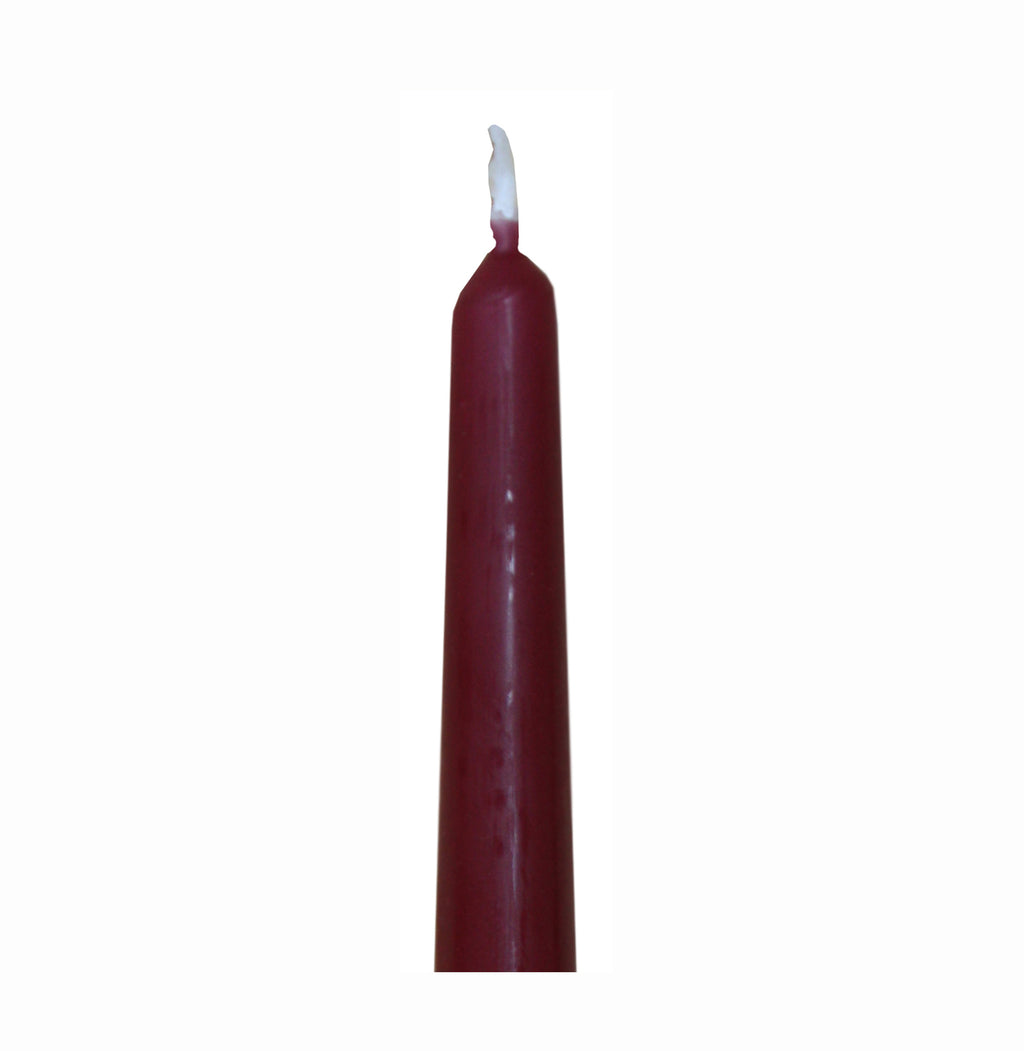 Burgundy Wine Taper Candles