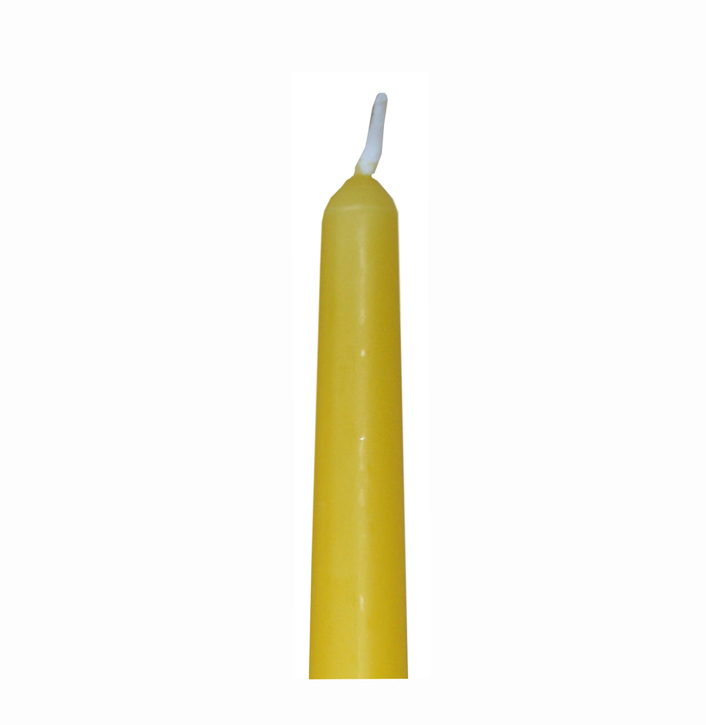 Canary Yellow Taper Candles