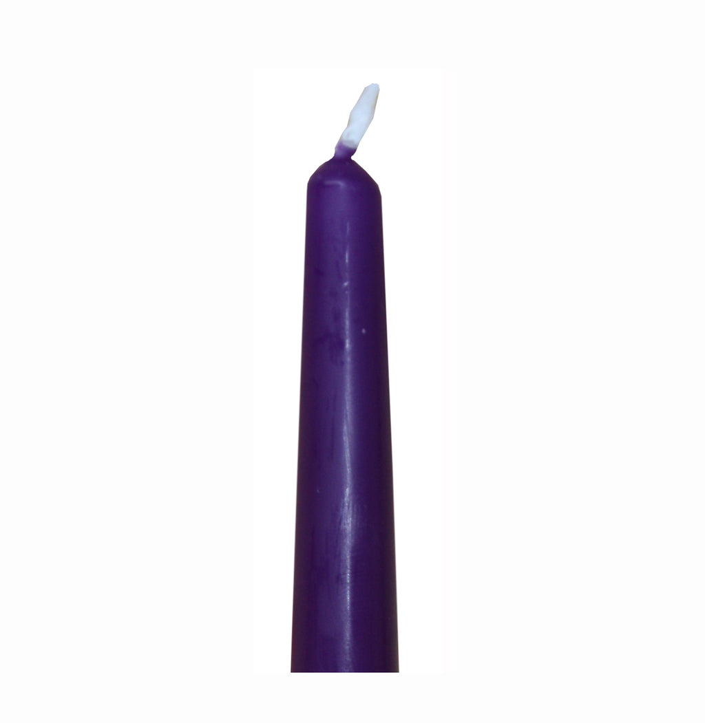 Royal Purple Taper Candles
