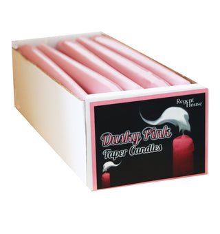 Dusky Pink Taper Candles