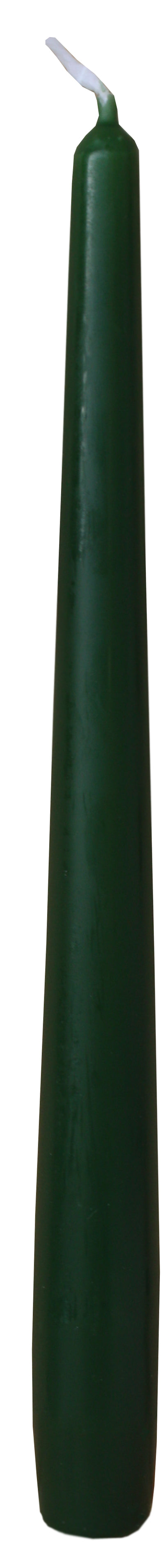 Forest Green Taper Candles