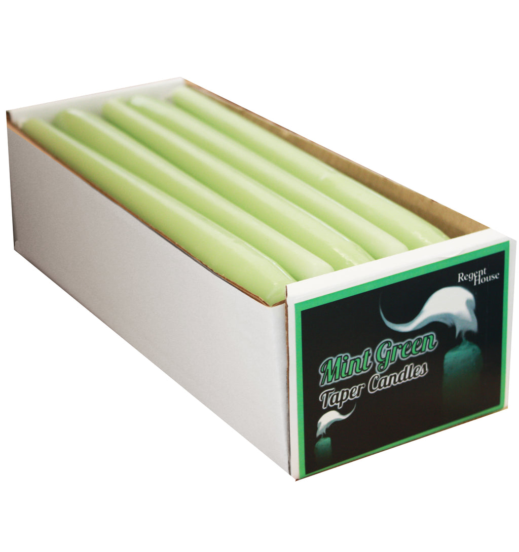 Mint Green Taper Candles