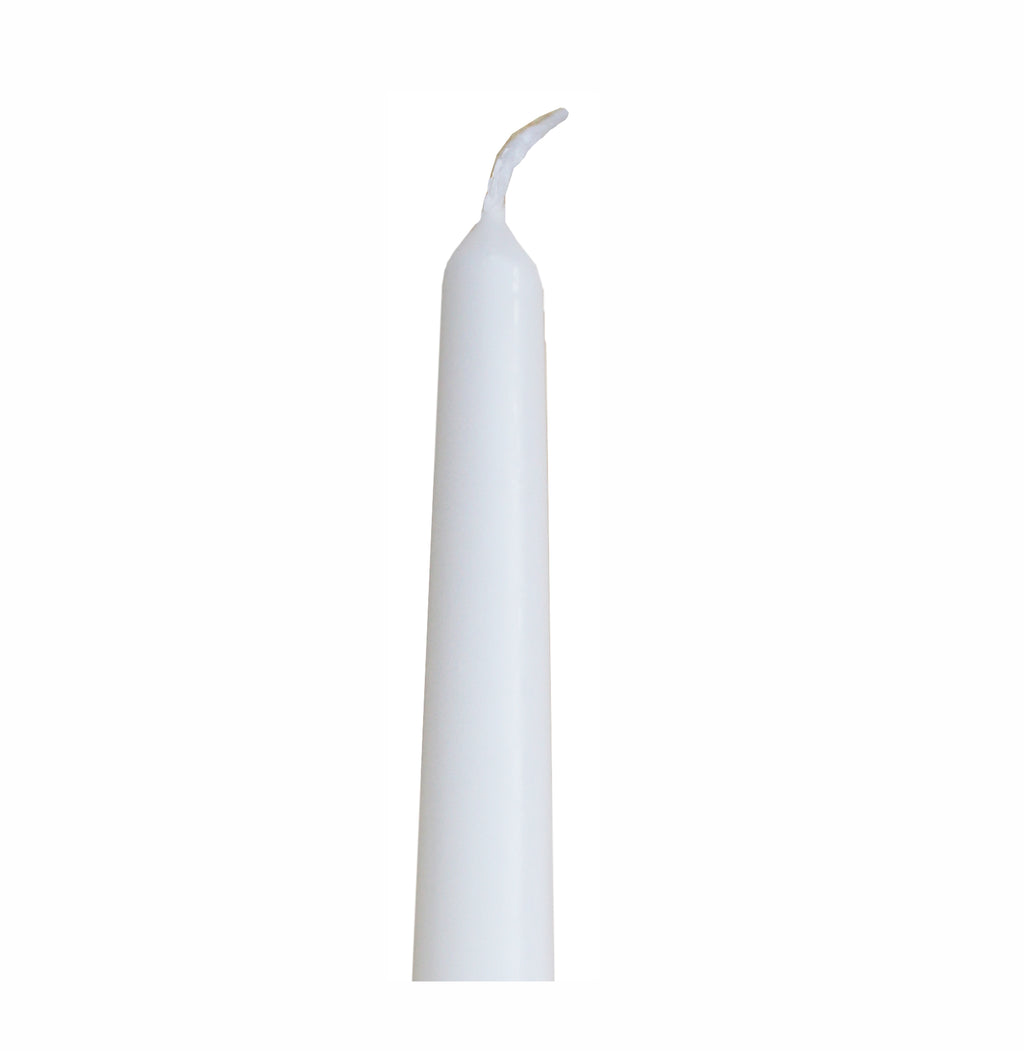 Winter White Taper Candles